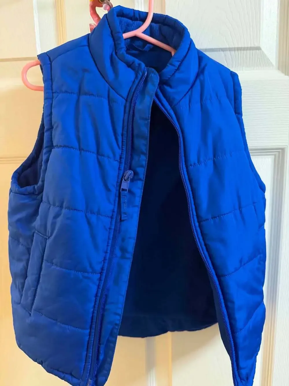 The Children's Place Boys Royal Blue Quilted Puffer Vest